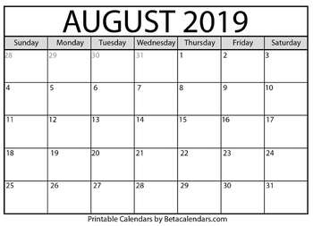 august calendar template teaching resources teachers pay teachers