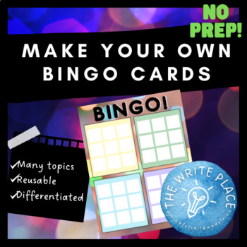 Preview of Blank BINGO Cards 3x3