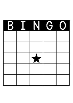 Blank Bingo Board Free By Krittidet 