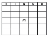 Blank Bingo Board ~ Editable