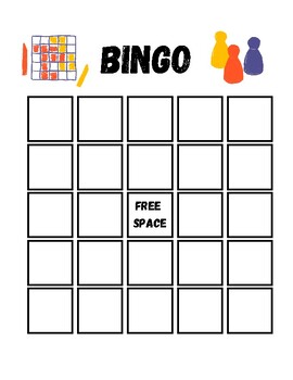 Blank Bingo Card by Maija Nack | TPT