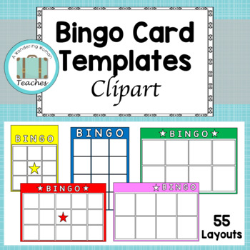 Preview of Blank Bingo Template Clipart