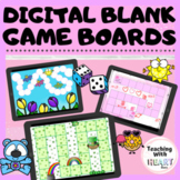 Blank Board Games - Digital Google Slides