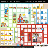Blank Board Games - School / Science Class (File Folder Games)