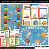 Blank Board Games - Space (File Folder Games) w/ bonus mul