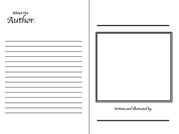 printable book template