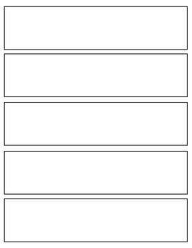 Preview of Blank Bookmark Template