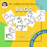Blank Bugs for Bug Splat Vocabulary Game
