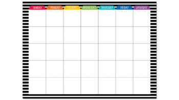 Preview of Blank Calendar PNG, Background Image, Digital, Virtual Learning