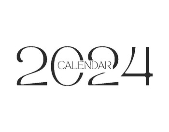 Preview of Blank Calendar Template 2024