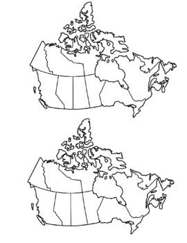 Preview of Blank Canada Maps