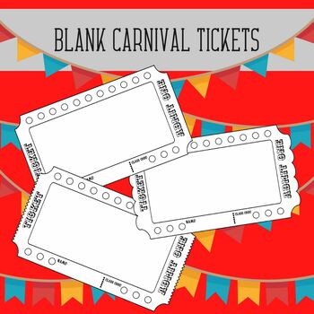 Blank Carnival Tickets