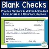 Blank Checks Templates:  Writing Large Numbers or Use in C
