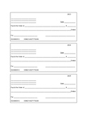 Blank Check Worksheets & Teaching Resources | Teachers Pay Teachers