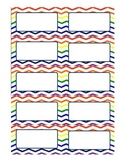 Blank Chevron Labels