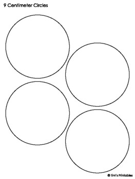 Circle Template – 8 Inch – Tim's Printables
