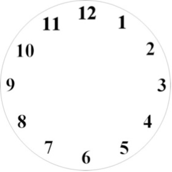 Free Printable Clock Face Template - Printable Templates Free