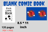 Blank Comic Book: Blank Comic Book