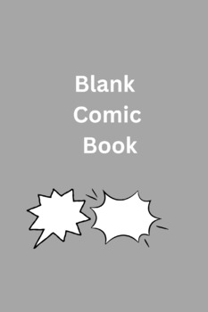 Draw with a Blank Comic Book 