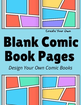 Preview of Blank Comic Book Pages - Special Deluxe Version Containing With More Comic Pages