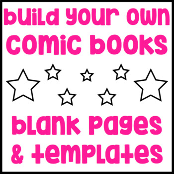 Comic Strip Template - Blank Comic Book Paper for Classroom Activities