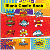 Blank Comic Book Templates - Create Your Own Comic Book - 