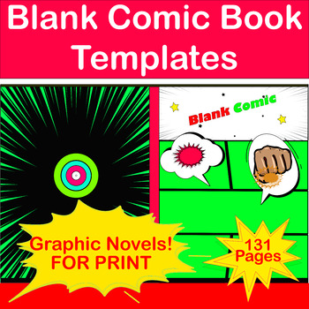 Blank Comic Strip Templates