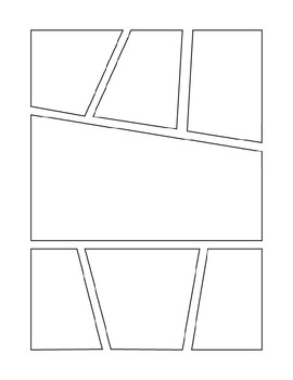Blank Comic Pages: 13 different templates for drawing your own comics
