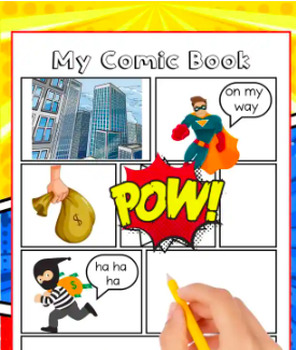 Preview of Blank COMIC STRIP TEMPLATES - Designed to be a canvas for creativity