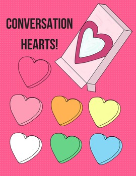 Preview of Blank Conversation Hearts Clip Art