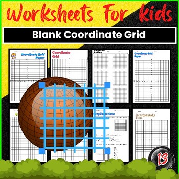 Preview of Blank Coordinate Grid Worksheets