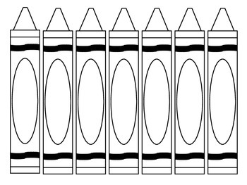 Blank Crayons by Excuse the Mess Teachers Pay Teachers