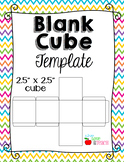 Blank Cube Dice Template - Editable