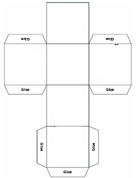 Download Blank Cube Template by The Sophisticated Teacher | TpT