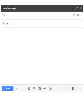 Preview of Blank E-mail Template