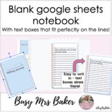 Blank Editable Journal - Google Slides
