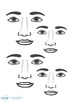 Blank Face Templates with Face Parts by Twinkl Printable Resources