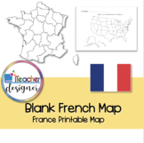 Blank France Map (France Printable Map)