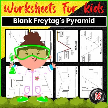 Preview of Blank Freytag's Pyramid Worksheets activities