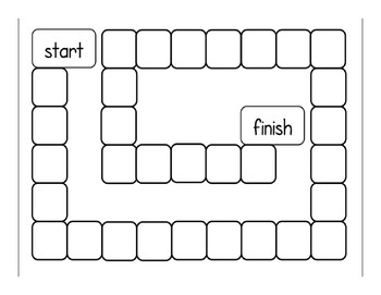 blank game board by miss michelle s primary printables tpt
