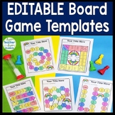 Blank Game Board Template: 5 EDITABLE Board Game Templates
