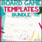 Math Board Game Project - Blank Board Game Templates BUNDL