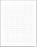 Blank Graph Paper for Calculation