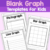 Blank Graph Templates: Bar Graph, Pictograph, Line Graph,