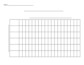 Preview of Blank Graph - for Pictographs and Bar Graphs