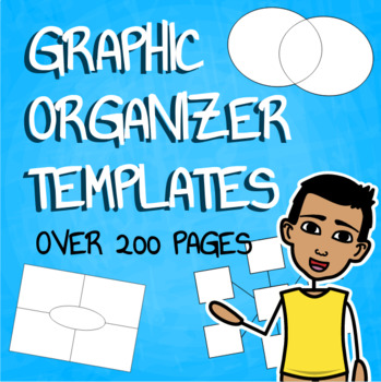 Preview of Blank Graphic Organizer Bundle for All Grade Levels