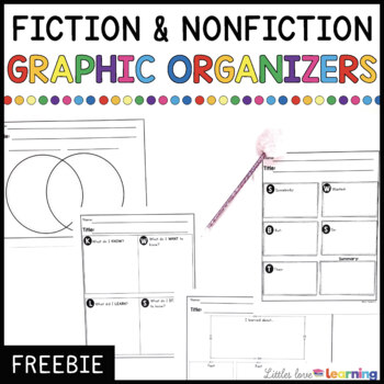 Preview of FREE Graphic Organizers for Reading Comprehension