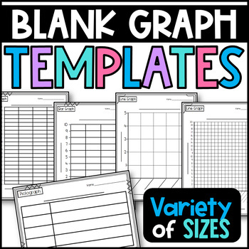 Preview of Blank Graph Templates for Primary: Bar Graphs, Line Graphs, Pictographs