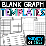 Blank Graph Templates for Primary: Bar Graphs, Line Graphs