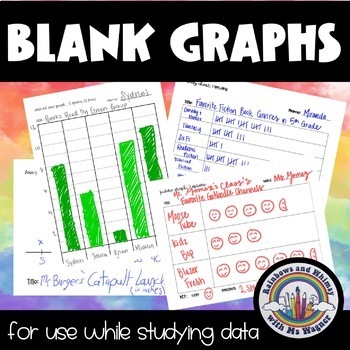 Preview of Blank Graphs (Tally Charts, Picture Graphs, Bar Graphs, Line Plots)